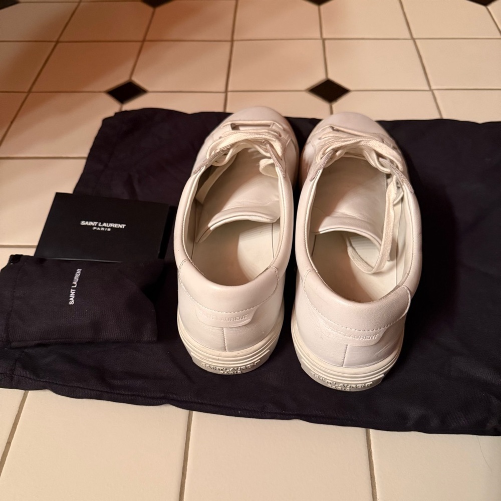 Saint Laurent Women’s White Sneakers - Picture 4 of 4